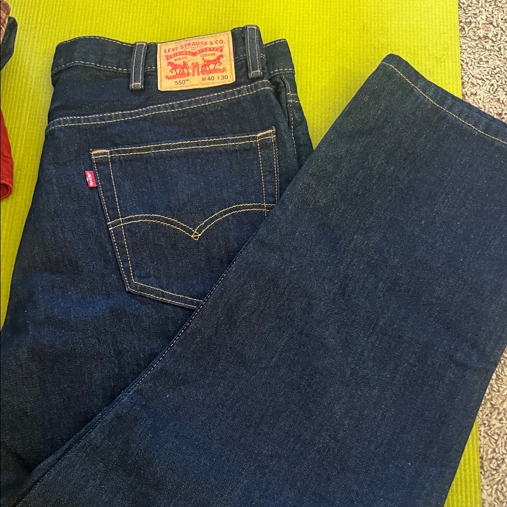 Levi's Men's Dark Indigo Straight Jeans